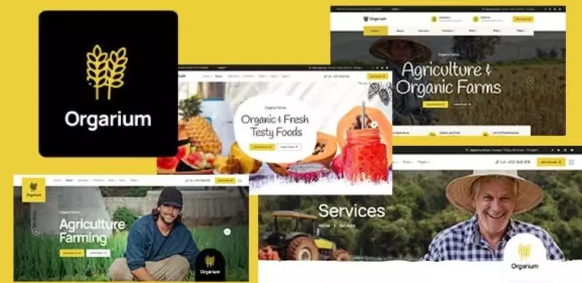 Orgarium - Agriculture & Organic Farm WordPress Theme