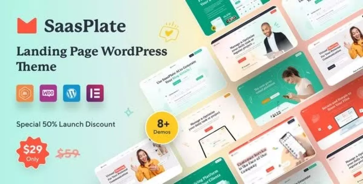 [WISH] SaasPlate - Landing Page WordPress