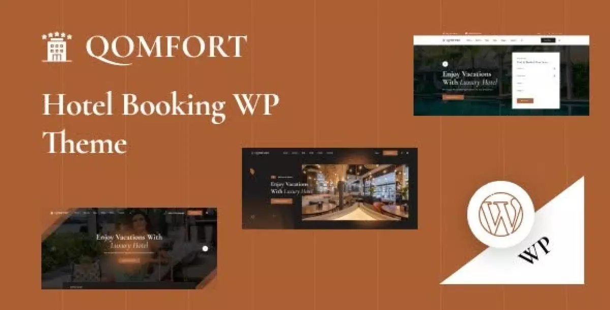 Qomfort - Hotel Booking WordPress Theme