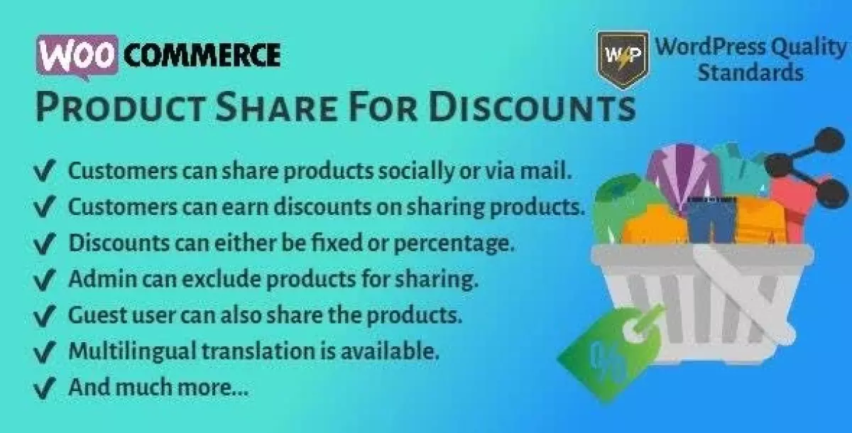 [WISH] WooCommerce Product Share For Discounts | Share to