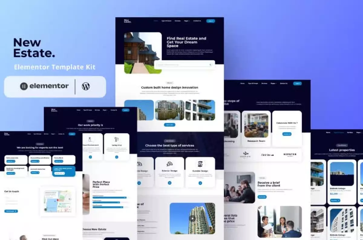 New Estate - Real Estate Elementor Template