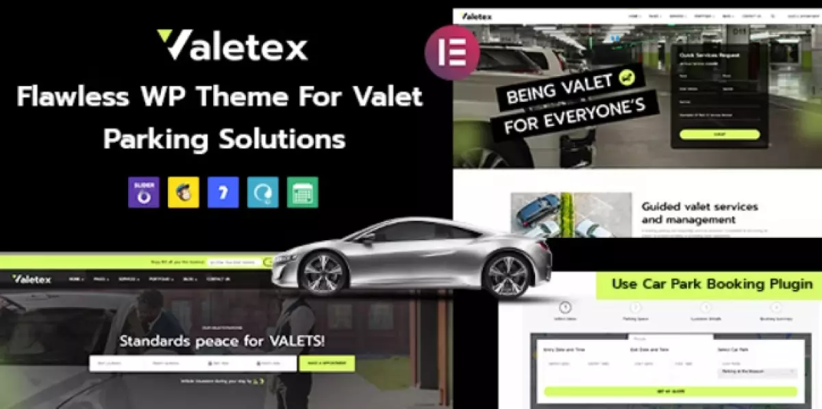 Valetex - Valet &amp; Parking Services WordPress Theme