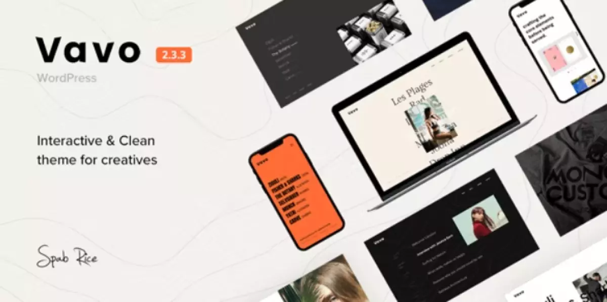 Vavo - An Interactive &amp; Clean Theme for Creatives