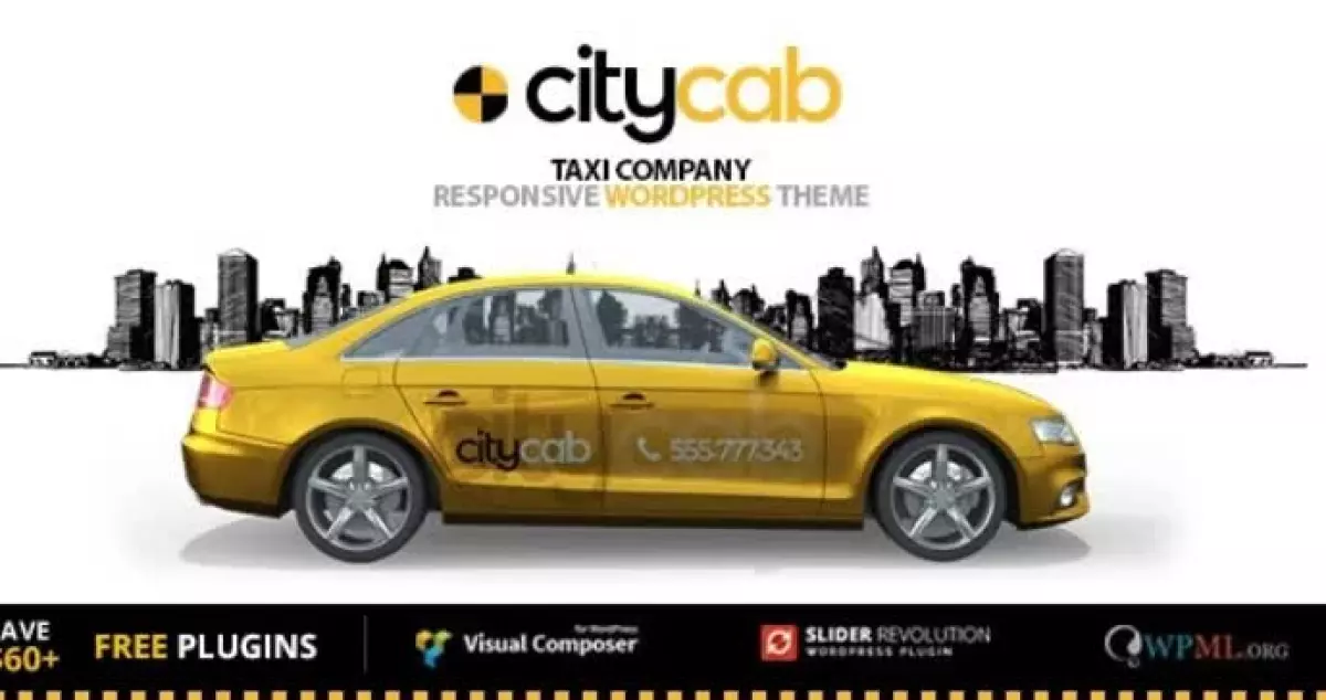 CityCab - Taxi Company WordPress Theme