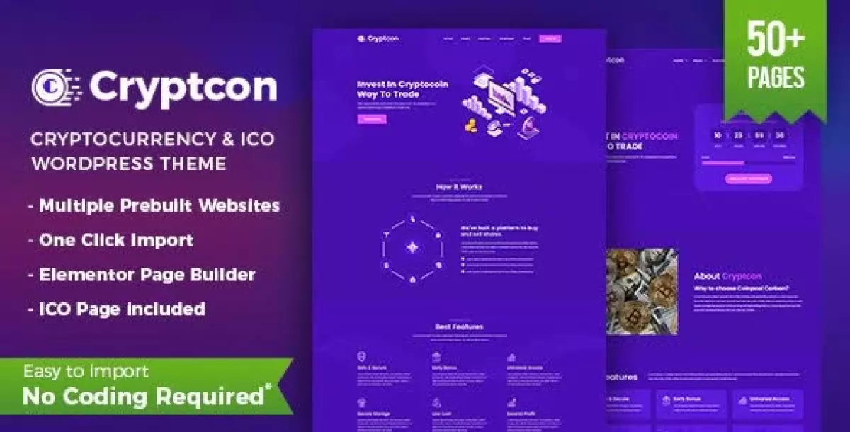 [WISH] Cryptcon | ICO, Bitcoin And Crypto Currency WordPress