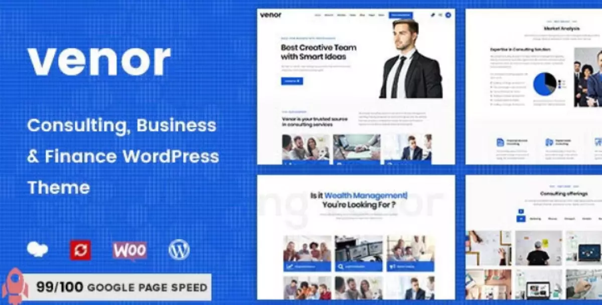 Venor - Business Consulting WordPress Theme