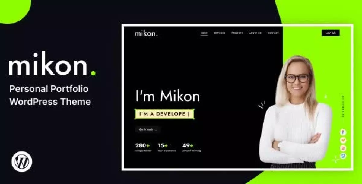 [WISH] Mikon- Personal Portfolio WordPress