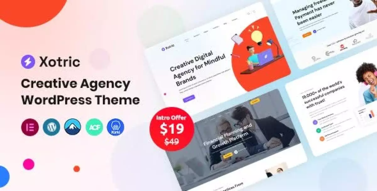 Xotric - Creative Agency WordPress Theme + RTL