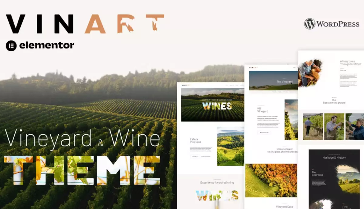 Vinart - Wine WordPress Theme