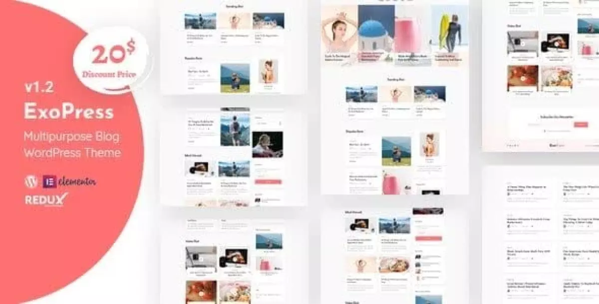 Exopress | Multipurpose Personal Blog WordPress Theme