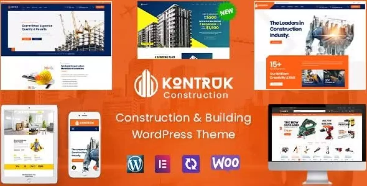 [WISH] KonTruk - Construction &amp; Building Elementor WordPress