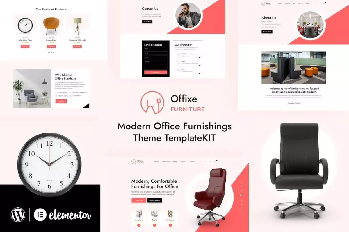 Offixe - Furniture Elementor Template