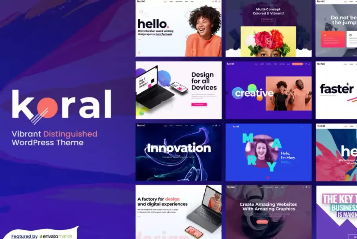 Koral - Vibrant Distinguished Wordpress Theme