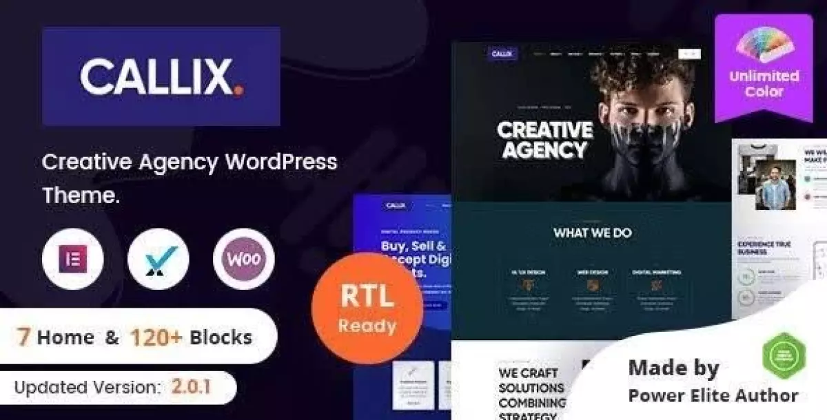 [WISH] Callix - Creative Agency WordPress Theme +