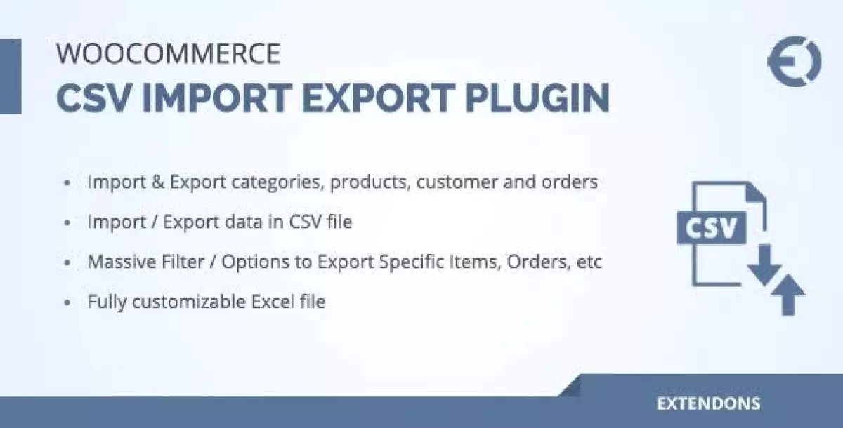 Woocommerce csv import export plugin  2.0.1