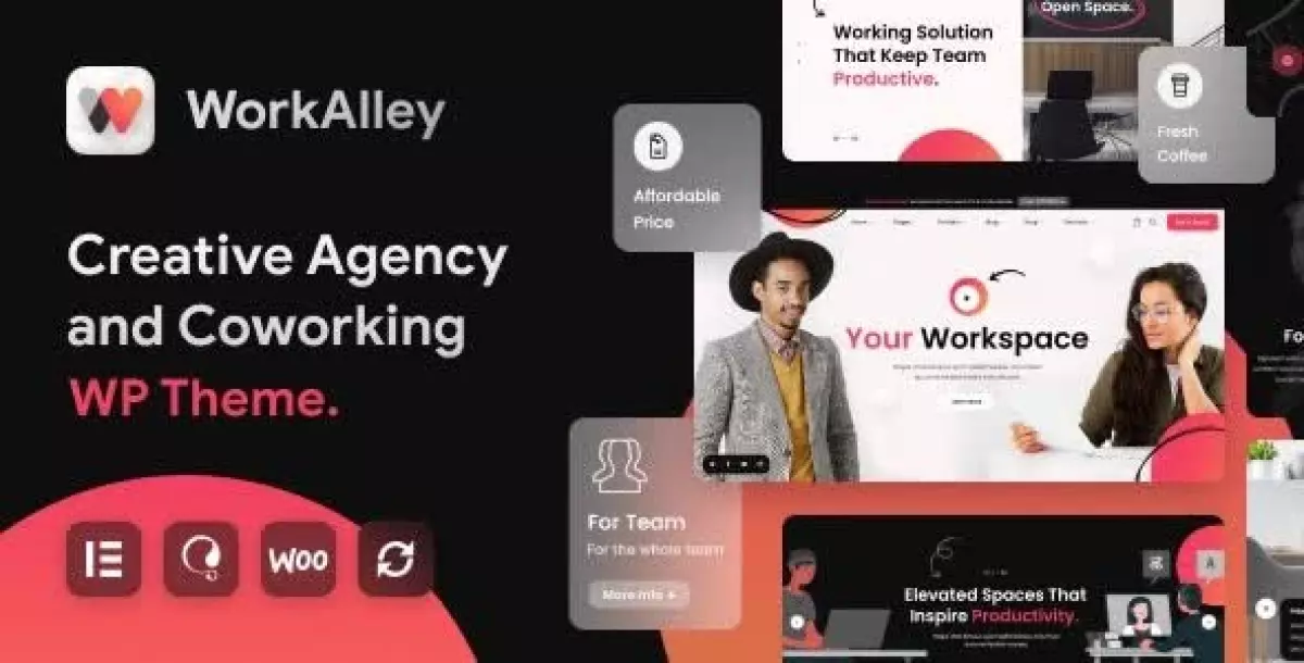 [WISH] WorkAlley - Creative Agency &amp; Coworking WordPress