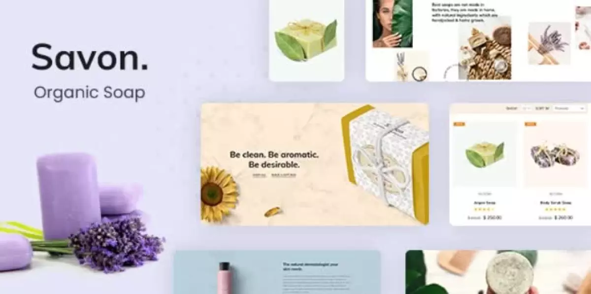 Savon - Handmade Shop WordPress Theme