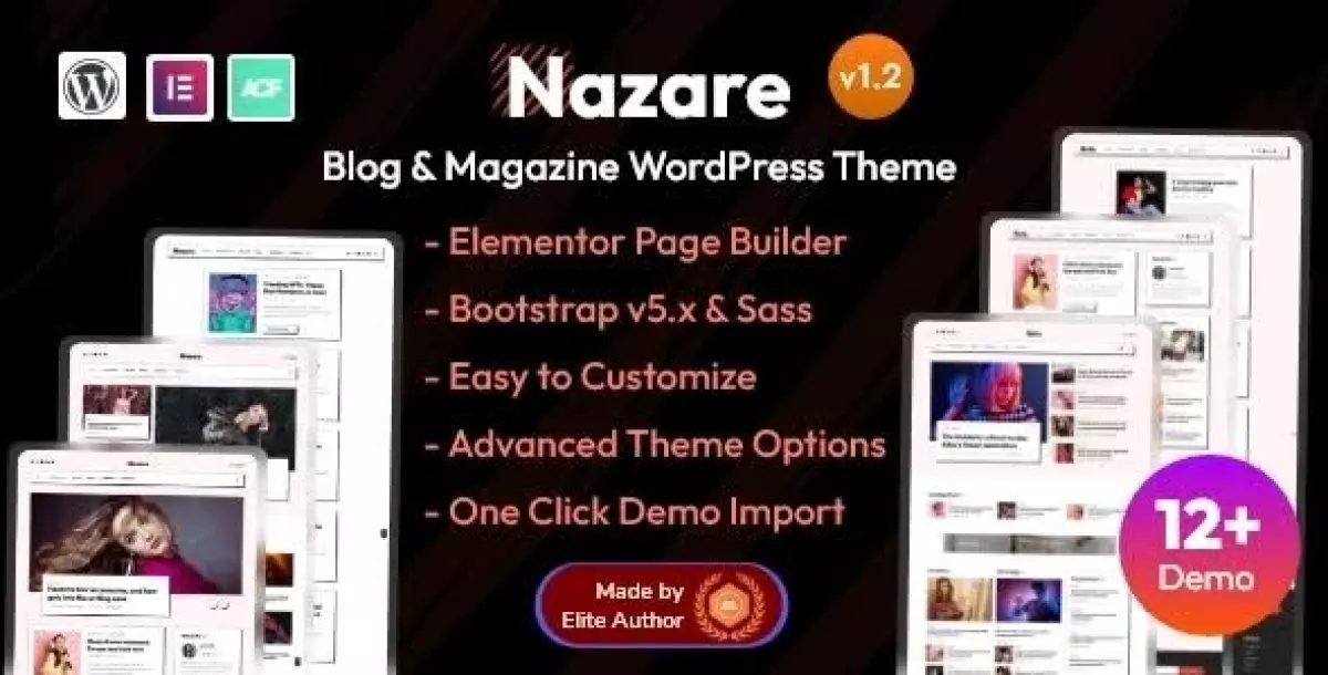 [WISH] Nazare - Blog &amp; Magazine WordPress