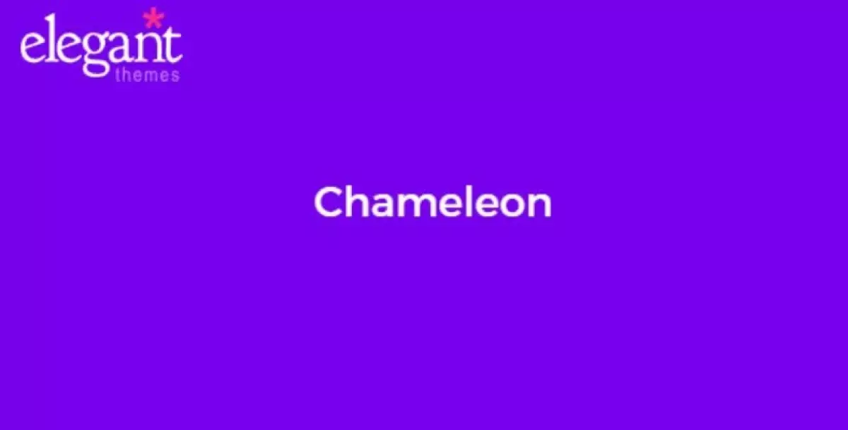 Elegant Themes Chameleon