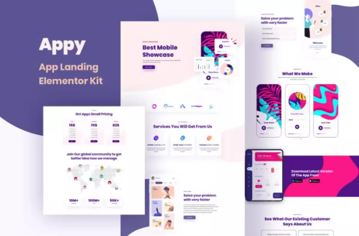 Appy - SaaS & App Landing Page Elementor Template