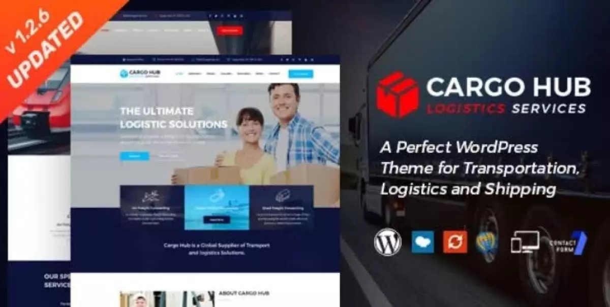 Cargo HUB - Transportation and Logistics WordPress Theme