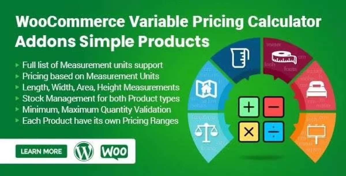 [WISH] WooCommerce Variable Pricing Calculator (Addons Simple