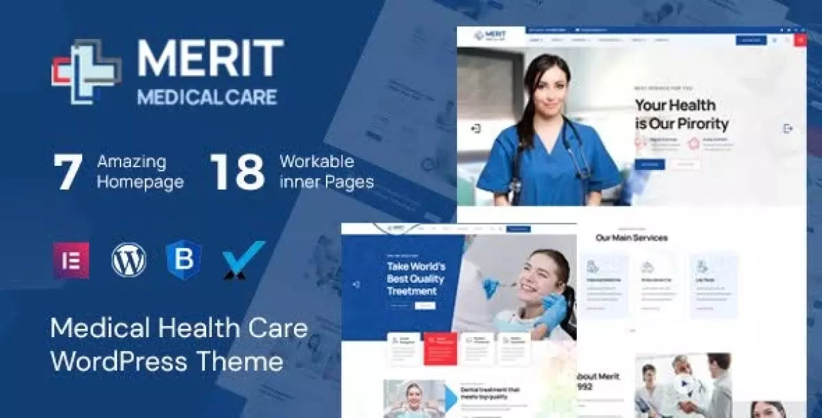 [WISH] Merit - Health &amp; Medical WordPress Theme &amp; RTL