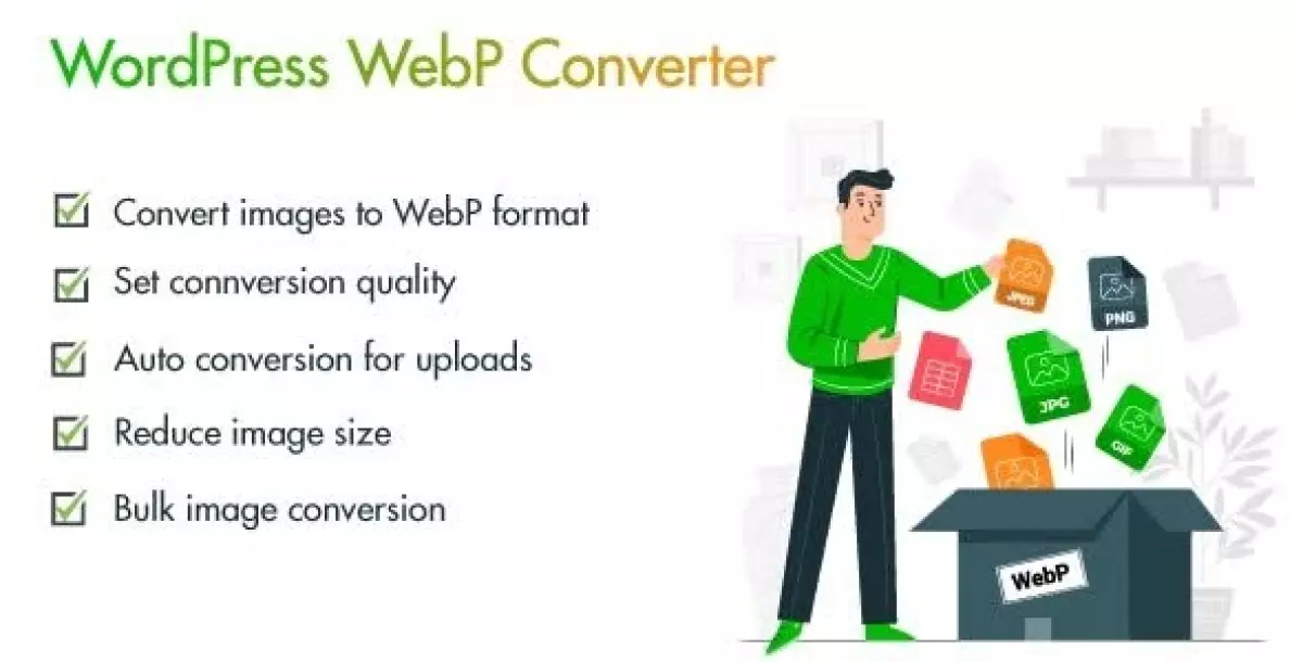 WebP Converter | Image Optimizer for WordPress - WebPio 1.0