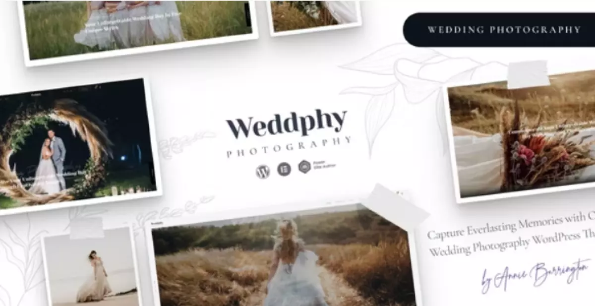 Weddphy - Wedding Photography WordPress Theme