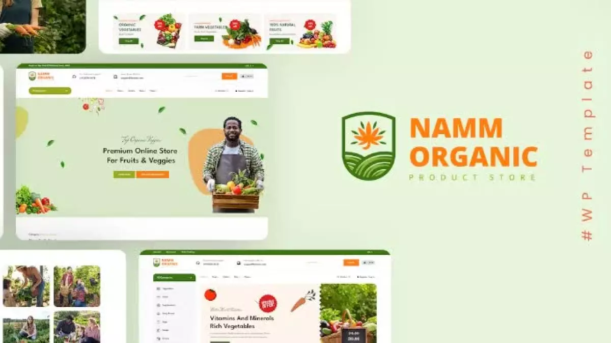 Namm – Grocery Shop WordPress Theme