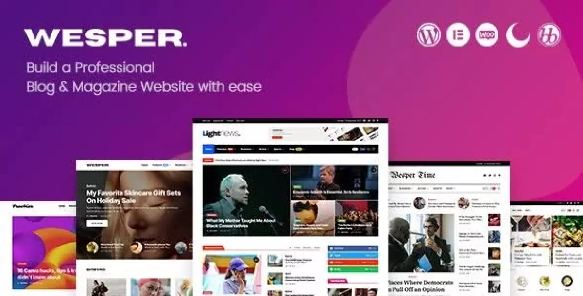 Wesper - WordPress Theme for Blogs & Magazines 1.0.9