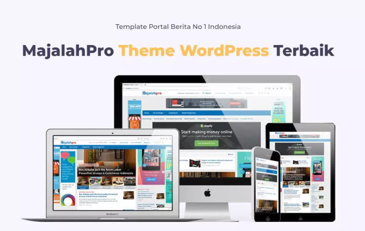 Majalahpro News Portal WordPress Theme