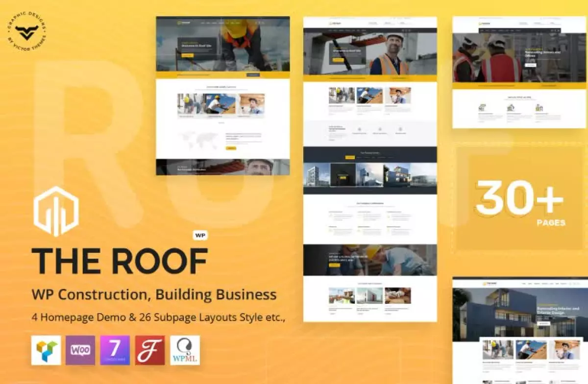 Roof - Construction, Building WordPress Theme