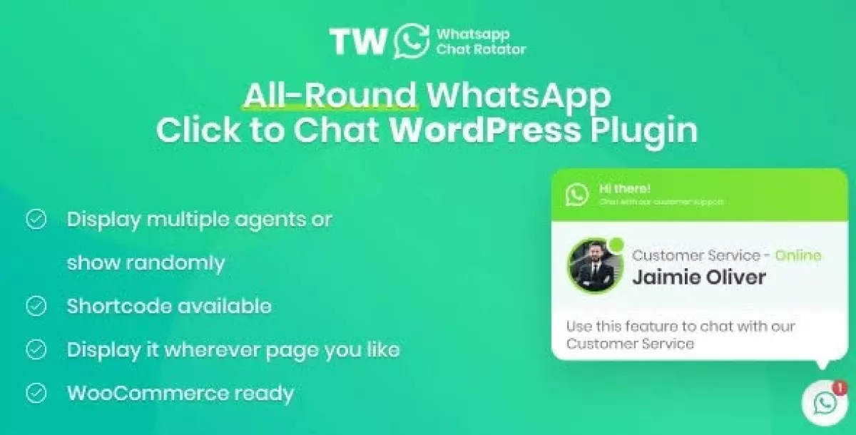 WhatsApp Chat for WordPress and WooCommerce 1.1.1