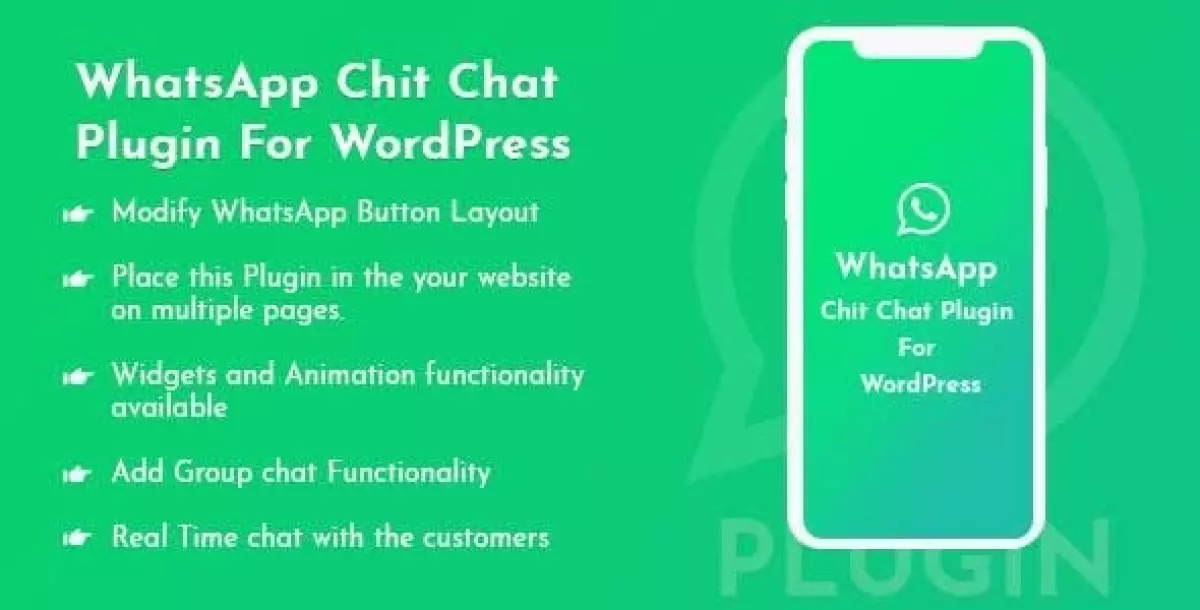 Chit - WhatsApp Chat WordPress Plugin 1