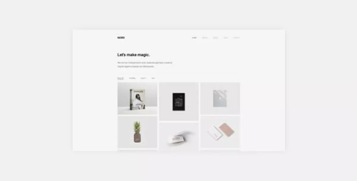 White – Minimal Portfolio WordPress Theme