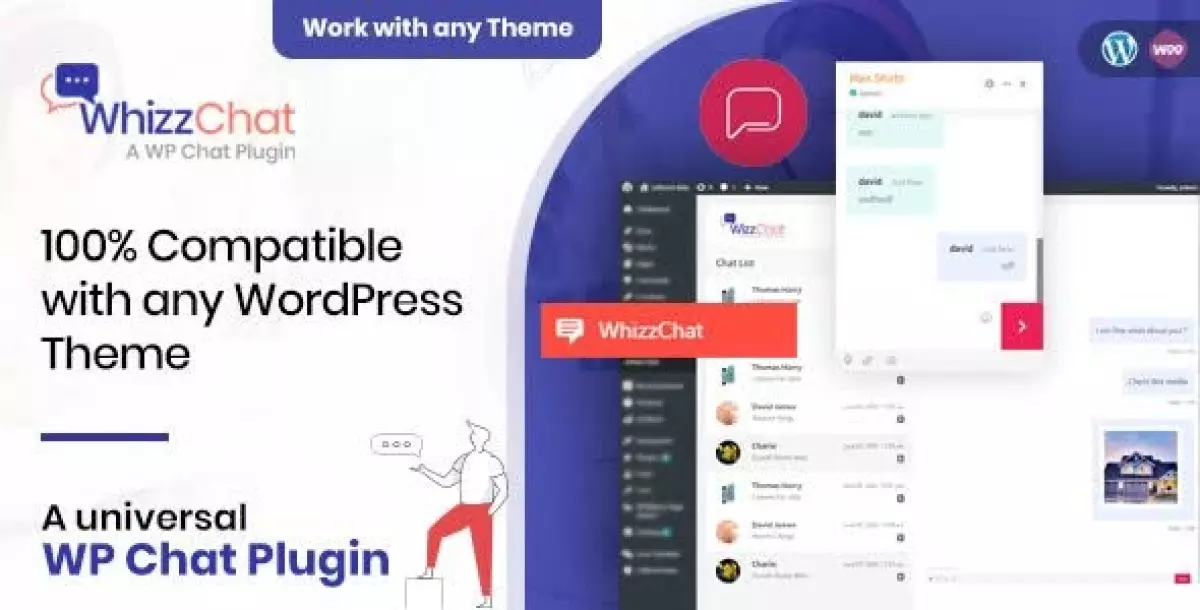 WhizzChat - A Universal WordPress Chat Plugin 1.5.0 