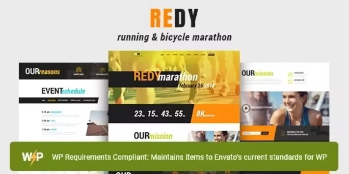 Redy | Marathon & Running Sports WordPress Theme