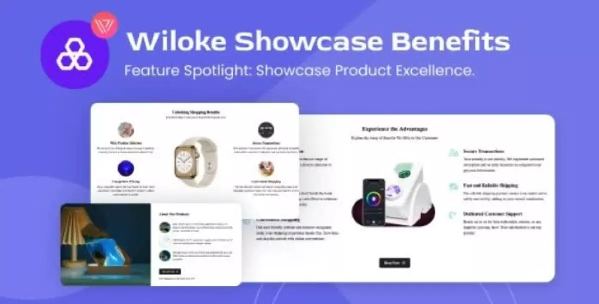 Wiloke Showcase Benefits Elementor Addon