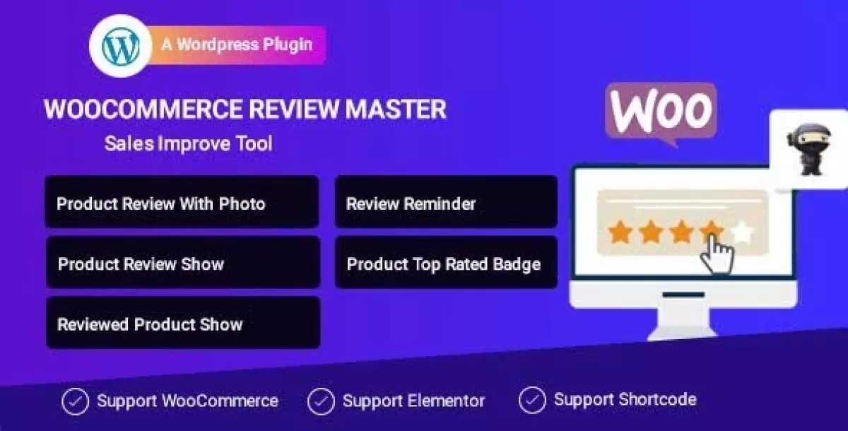 [WISH] WooCommerce Review Master - WooCommerce review and rating