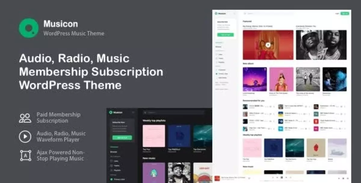 [WISH] Musicon – WordPress Membership Music