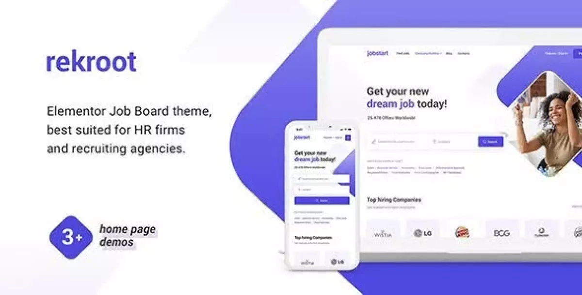 [WISH] Rekroot - Recruitment Agency Elementor WordPress