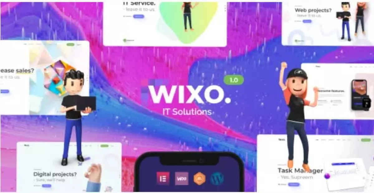 Wixo - App & Saas, IT WordPress 1.0.0