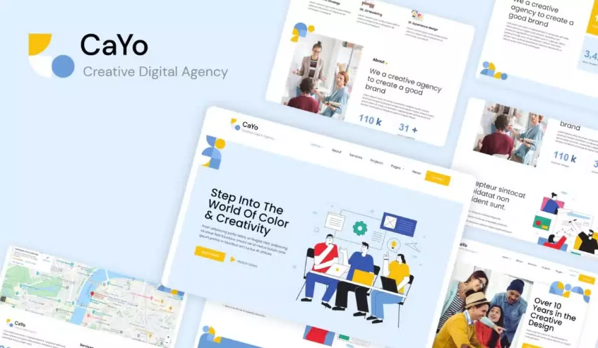 CaYo - Creative Agency Elementor Template