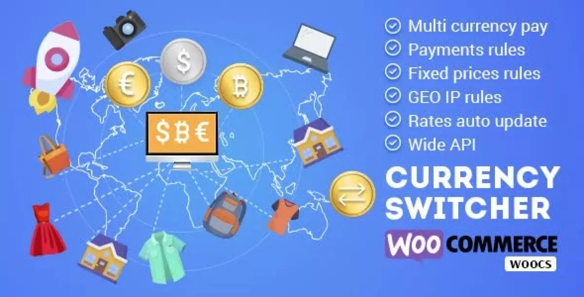 FOX - WooCommerce Currency Switcher Professional - Multi Currency [WOOCS] 2.4.1.5