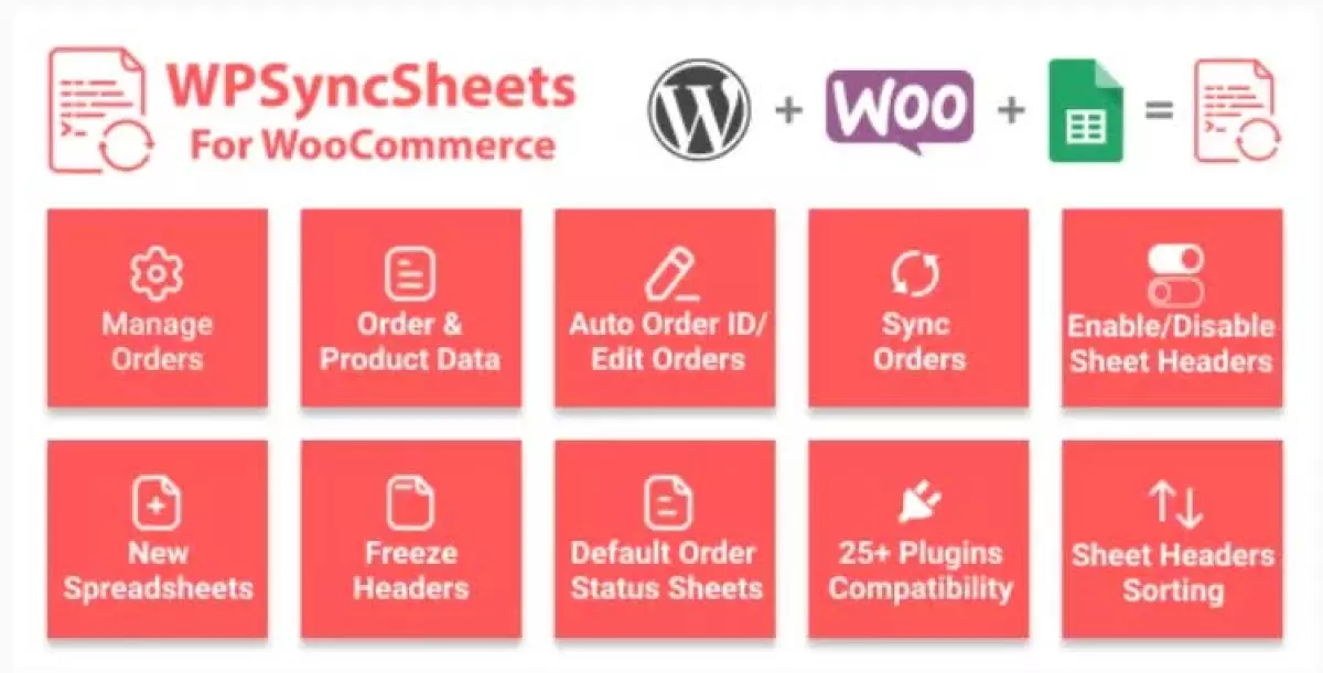 WooCommerce Google Spreadsheet Addon - (Import / Export) 7.6