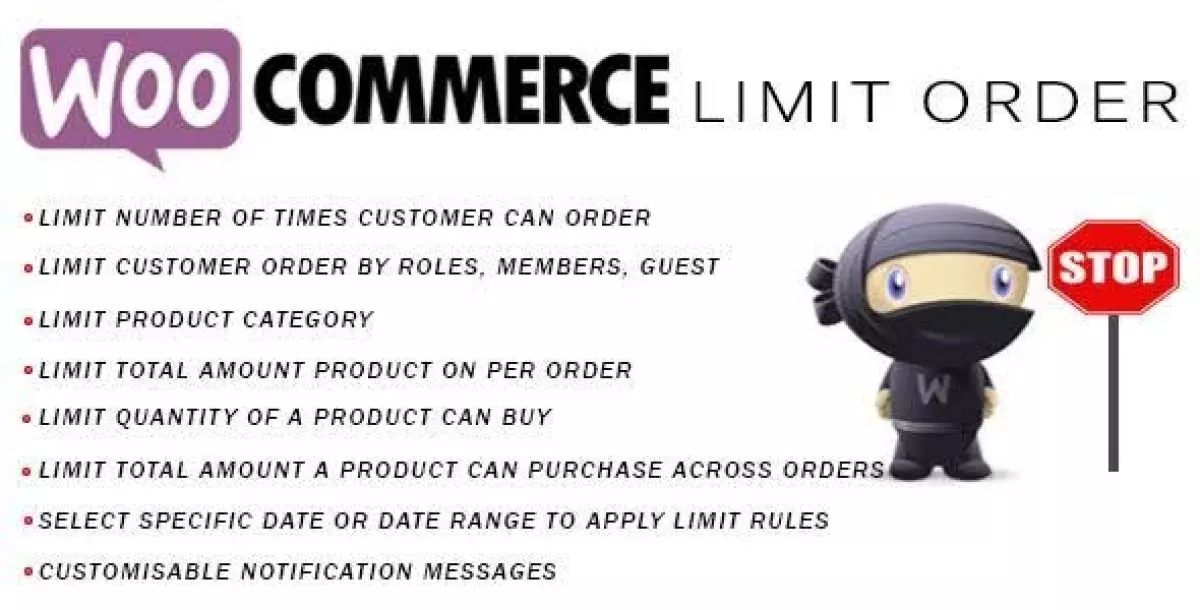 Woocommerce Limit Order  2.6