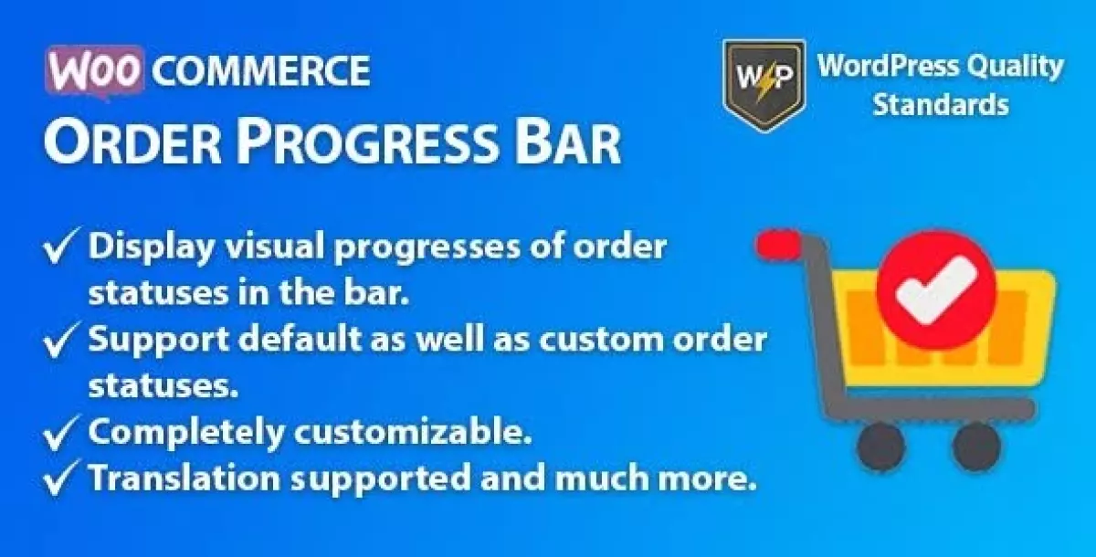 WooCommerce Order Progress Bar | Order Tracking 1.0.2