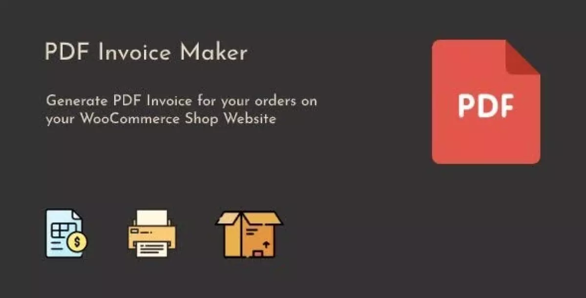 WooCommerce PDF Invoice Maker 1.0.9