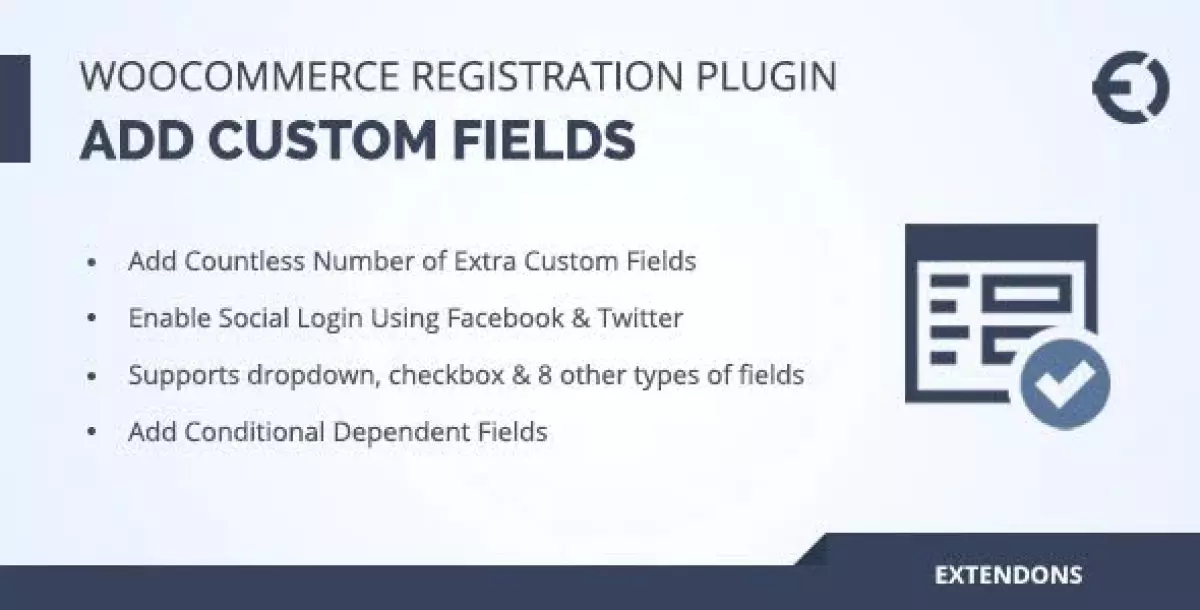 WooCommerce Registration Fields Plugin &#8211; Custom Signup Fields